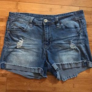 YMI distressed Jean shorts